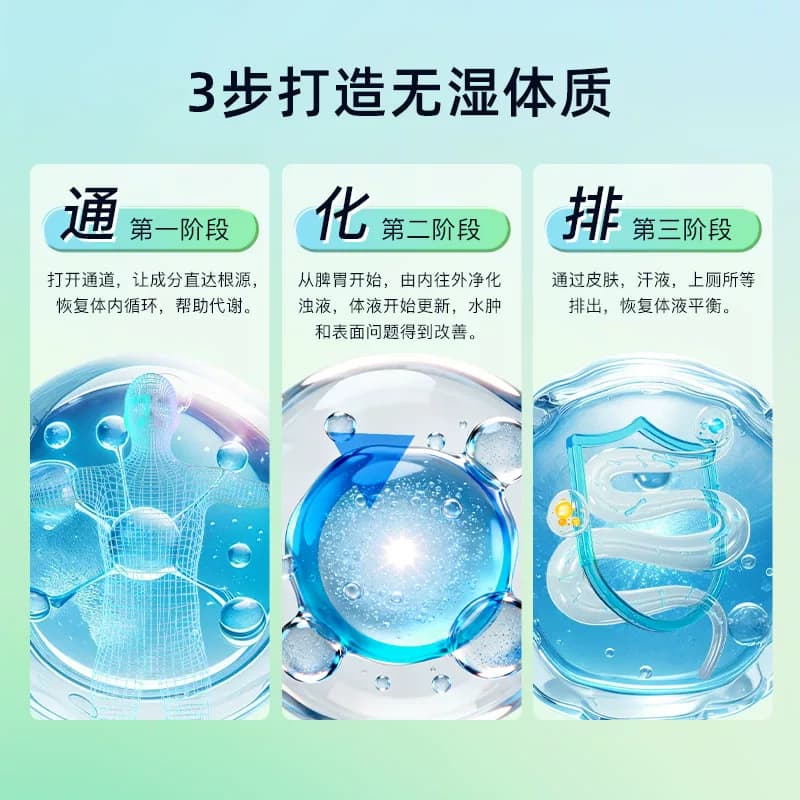 【湿无踪] 加拿大原装MadeOrganics排湿 丸水平衡180片/瓶祛湿丸 - 缩略图3