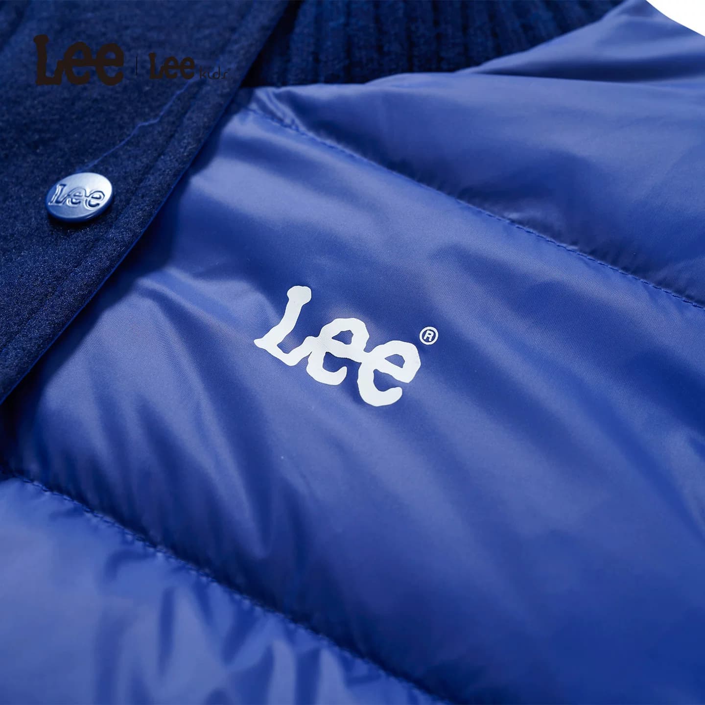 Lee kids儿童冬季蓄热保暖立领羽绒服防寒保暖短款百搭休闲面包服 - 缩略图2