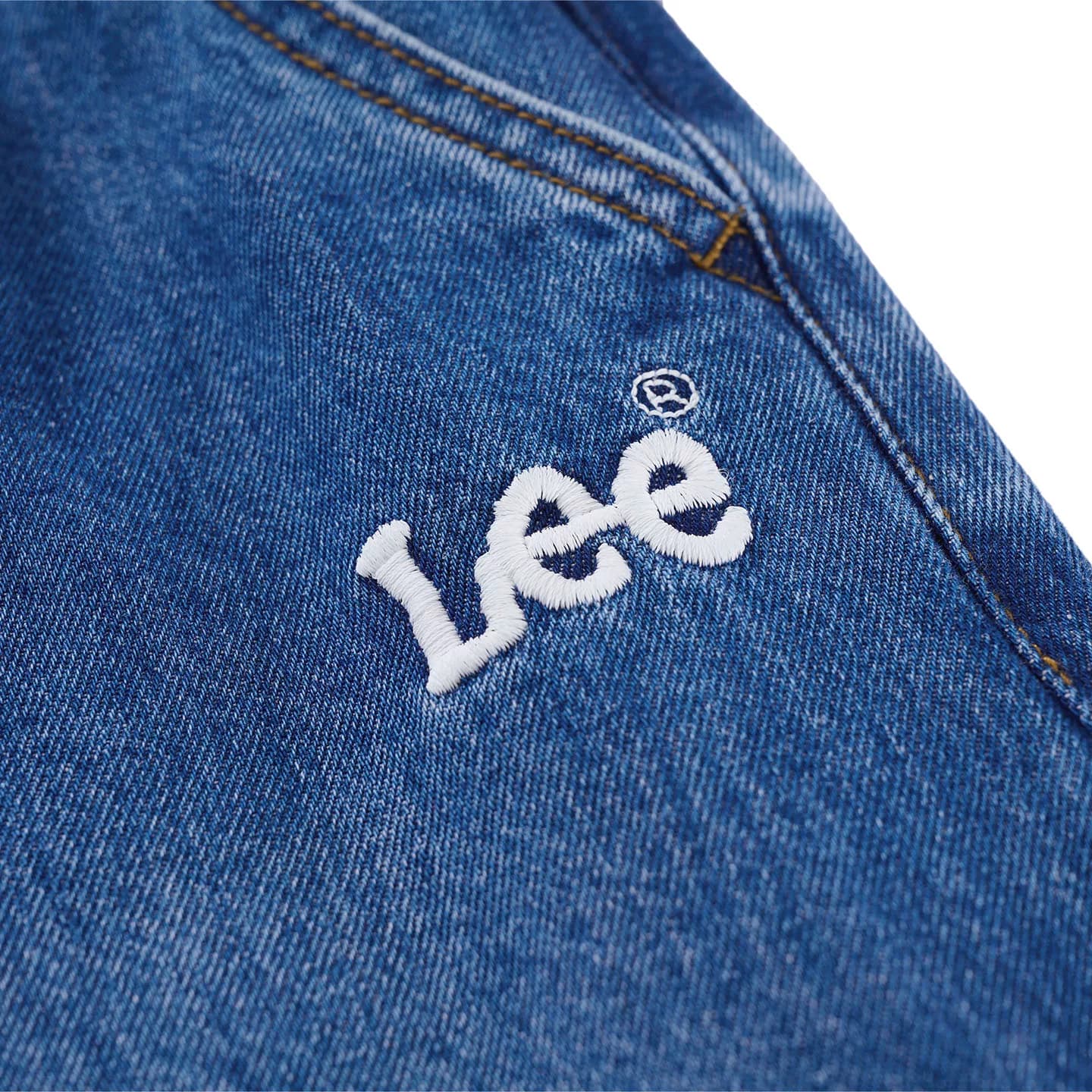 Lee kids童装水洗牛仔阔腿裤春季新款男女童舒适亲肤宽松休闲长裤 - 缩略图3