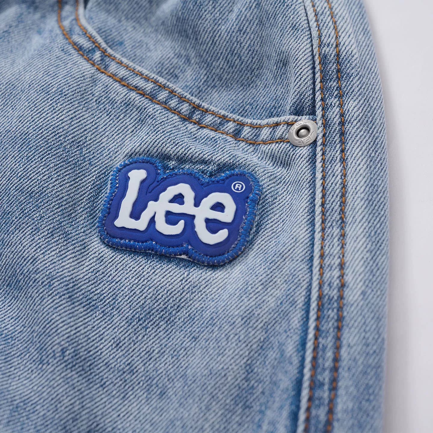 Lee kids儿童水洗牛仔裤春季新款男童松紧腰耐磨宽松舒适亲肤长裤 - 缩略图3