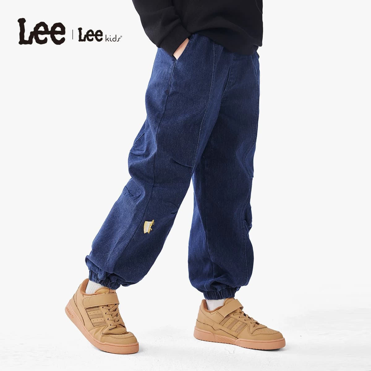 Lee kids儿童牛仔裤水洗百搭休闲时尚宽松春季新款潮流男女童裤子 - 缩略图2