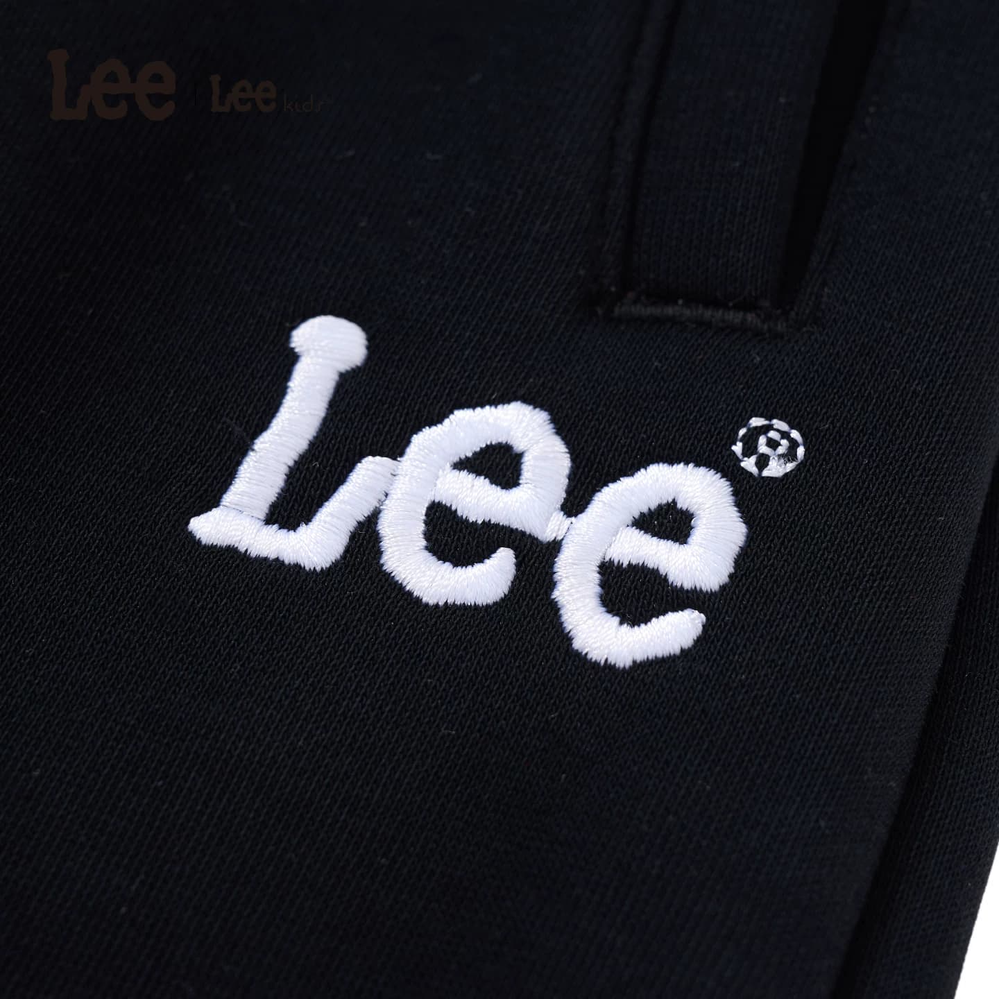 Lee kid儿童加绒加厚阔腿裤秋冬新款男女童休闲百搭保暖宽松长裤 - 缩略图4