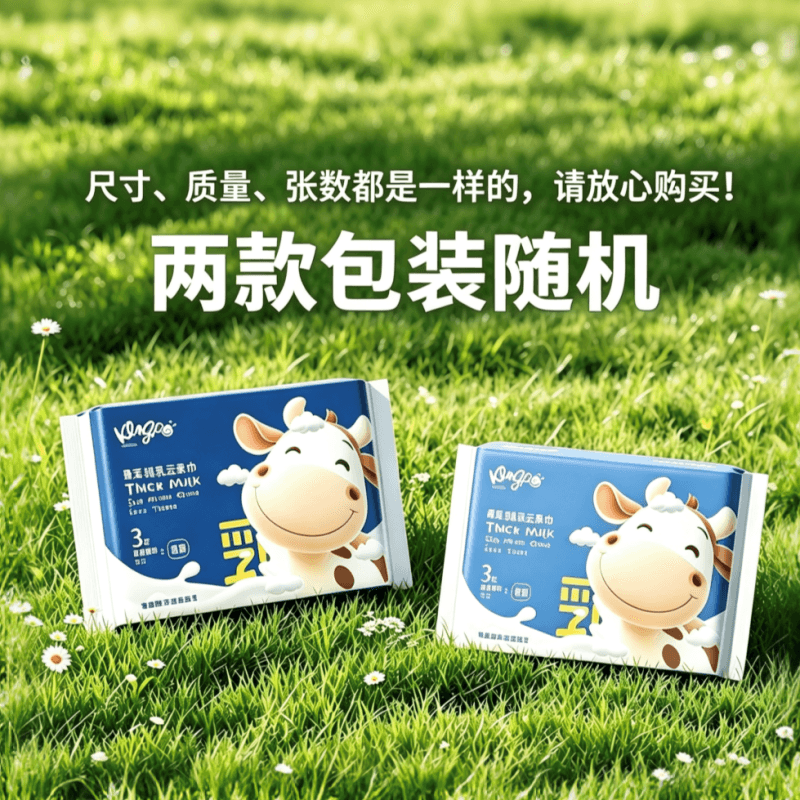 kingp婴儿乳霜纸超柔云柔巾可湿水擦鼻擦脸母婴亲肤实惠装柔纸巾 - 缩略图2