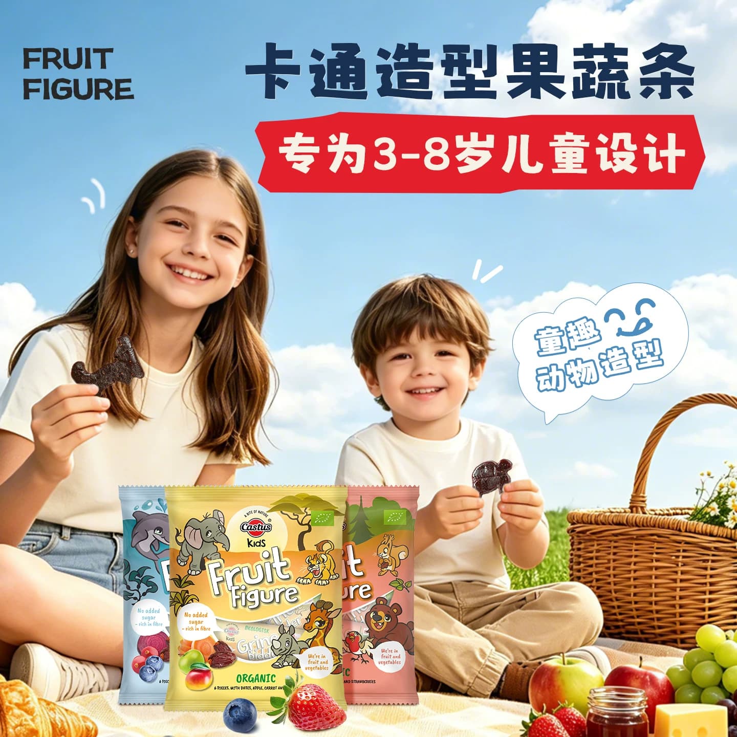 丹麦进口零食果蔬软糖欧盟有机椰枣幼儿童蔬菜糖果能量棒临期售罄 - 缩略图4