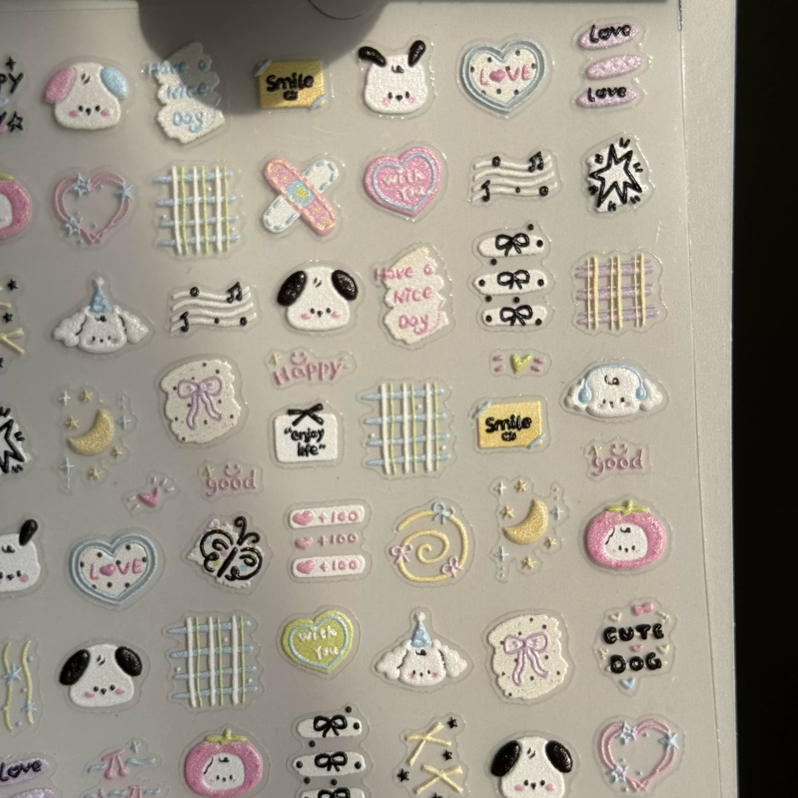 贴纸卡通可爱小熊ins小狗浮雕美甲图案贴纸立体diy指甲日系饰学生 - 缩略图4