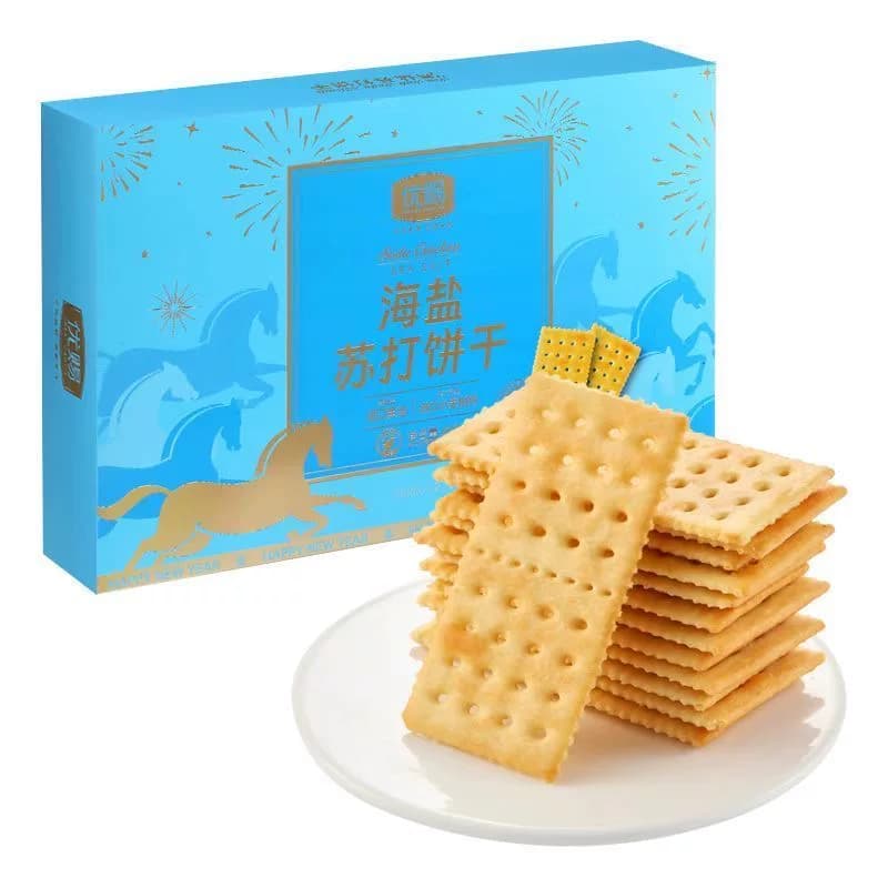 A海盐黄油苏打饼干办公休闲咸香酥脆独立包装600g - 缩略图2