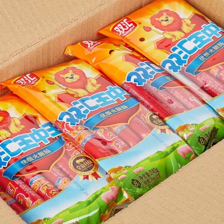 双汇王中王火腿肠240g即食香肠宿舍办公室零食休闲食品整箱批发70 - 缩略图2