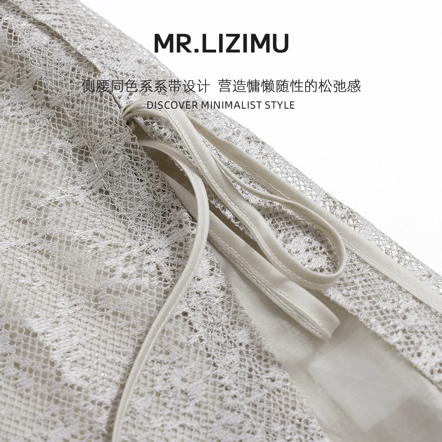 李子木先生夏季短袖蕾丝衬衫女2026新款宽松假两件莱赛尔上衣小衫 - 缩略图4