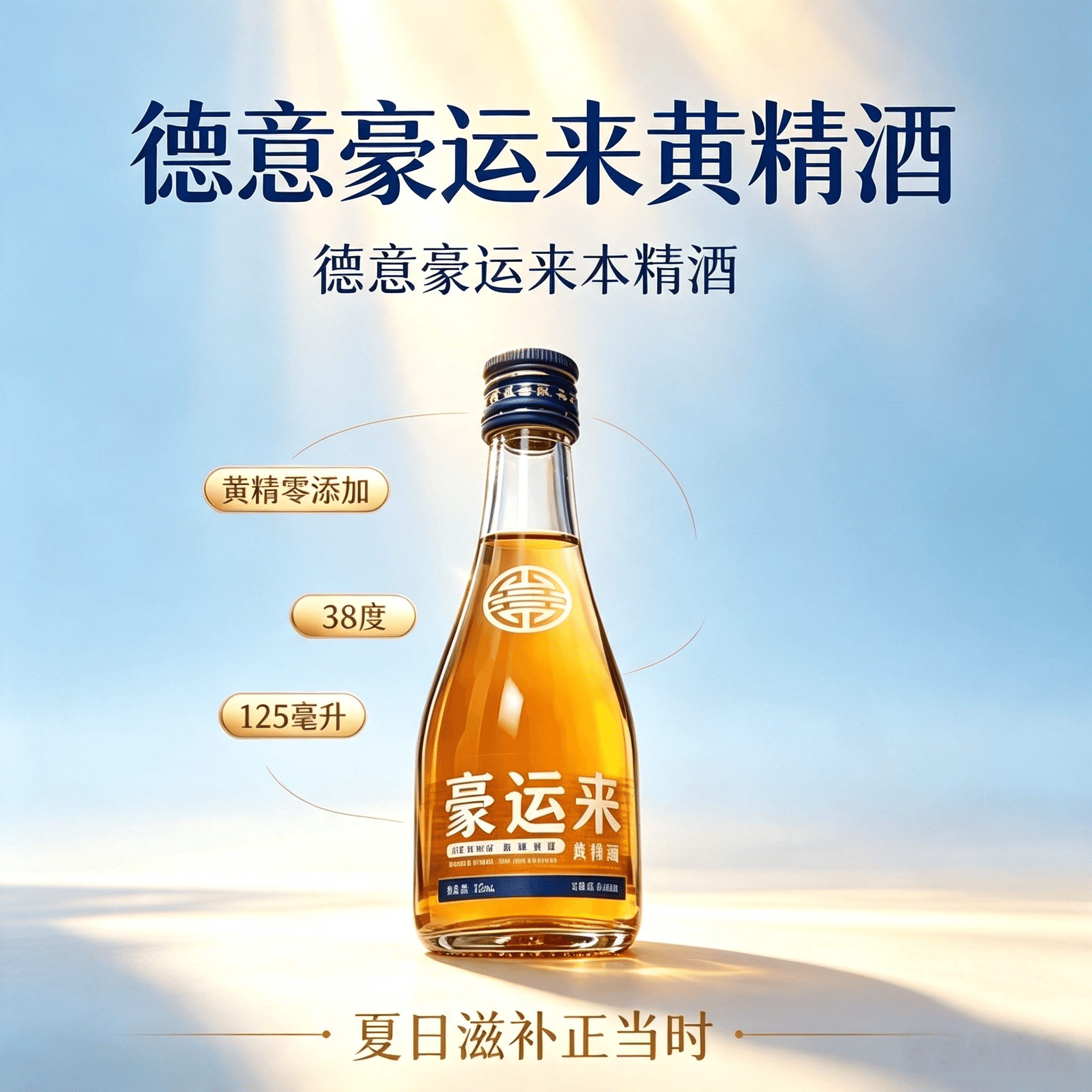 德意豪运来黄精酒125ml零糖38度零添加6瓶整箱送礼自饮庆生聚会 - 缩略图5