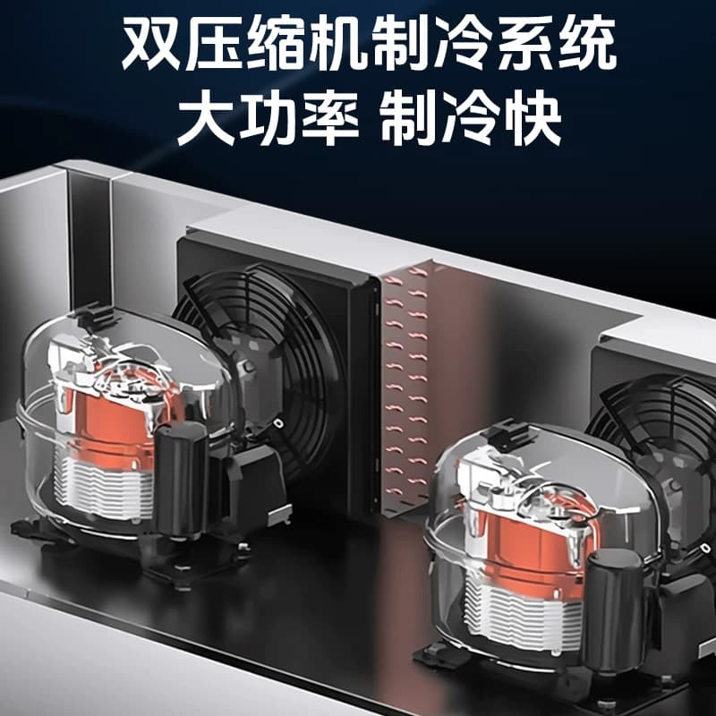 国美挂肉柜商用牛羊肉专用保鲜柜鲜肉展示柜市场餐饮立式吊肉柜 - 缩略图4
