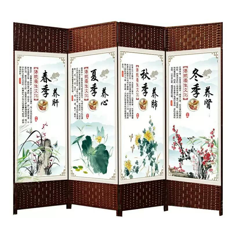 屏风隔断客厅2025新款遮挡帘平风折叠可移动中医养生馆会所美容院 - 缩略图5