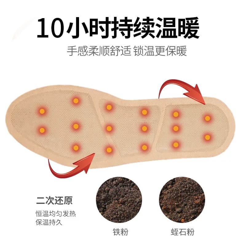 睿盈发热鞋垫女自发热男暖足贴自加热鞋垫可行走暖脚底免充电热垫 - 缩略图2