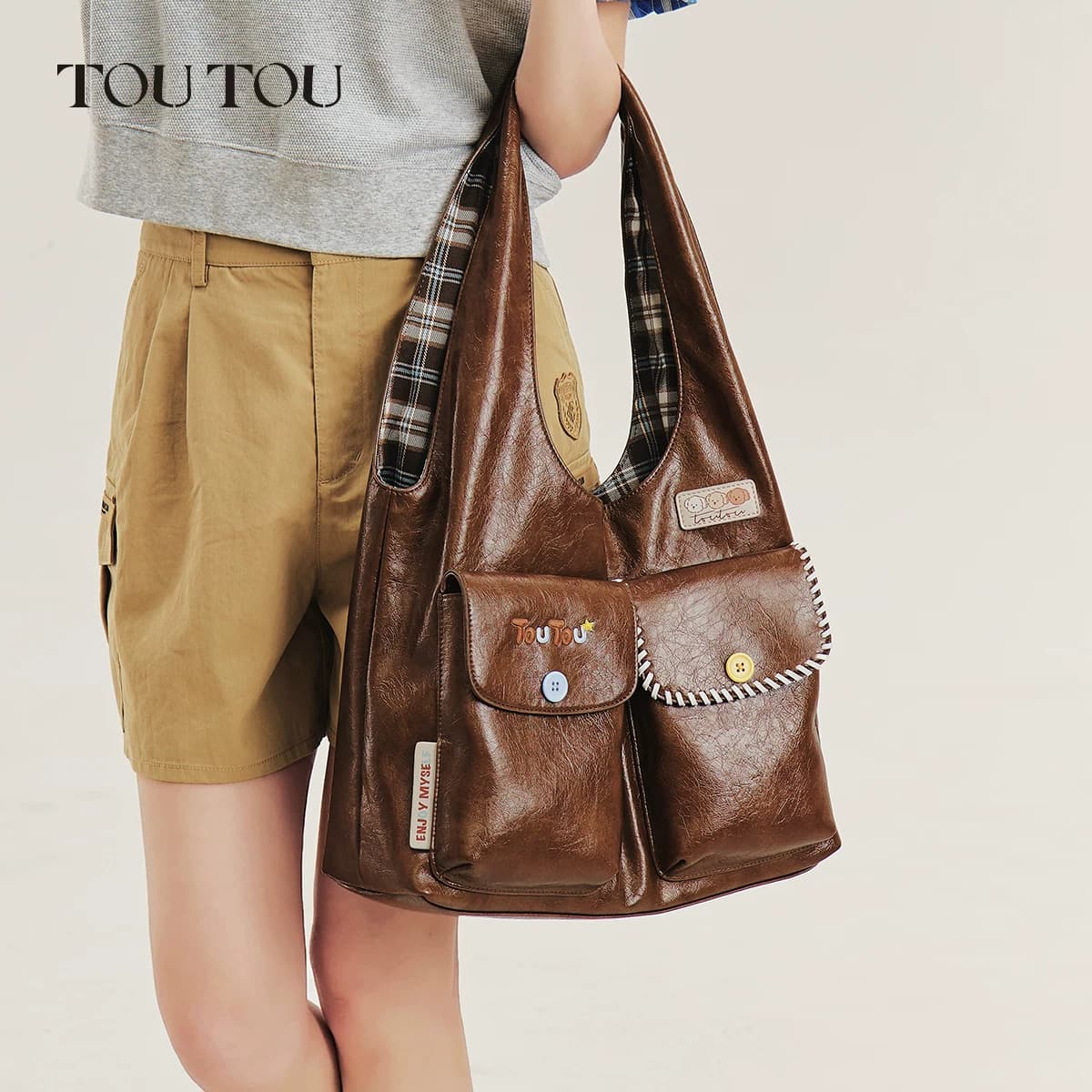 【交个朋友直播间】TOUTOU大容量托特包腋下包斜挎包包女生日礼物 - 缩略图2