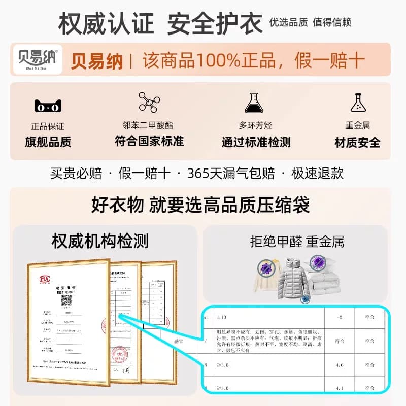 加厚真空压缩袋防霉打包神器大号抽气棉被子衣物整理收纳袋真空袋 - 缩略图5