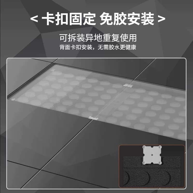 健身房橡胶地垫隔音减震垫力量区运动地胶垫地板哑铃功能性橡胶垫 - 缩略图3