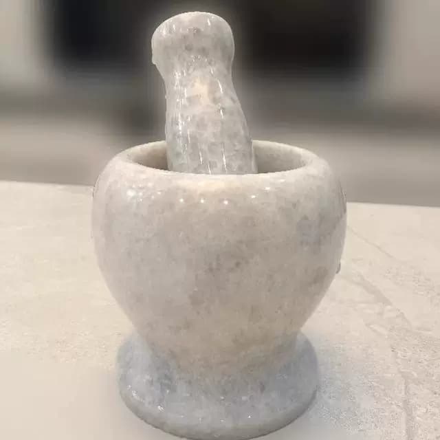 天然石头蒜臼子捣蒜器蒜蓉蒜泥器捣碎家用研磨擂钵石臼蒜臼手动砸 - 缩略图5