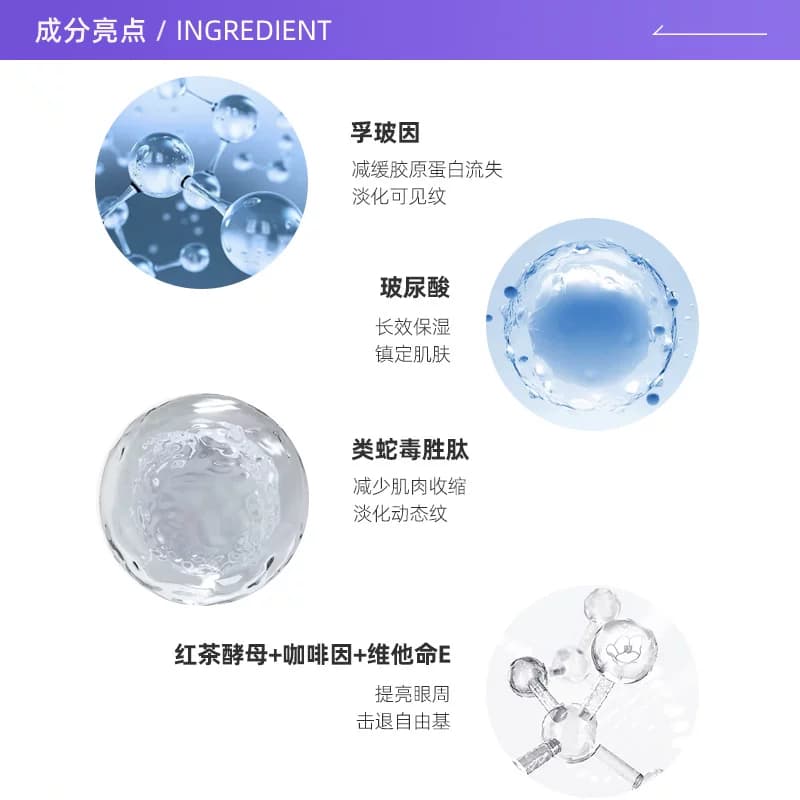 【自营】L'OREAL欧莱雅眼霜紫熨斗30ml 淡化眼纹眼圈提拉紧致保湿 - 缩略图3