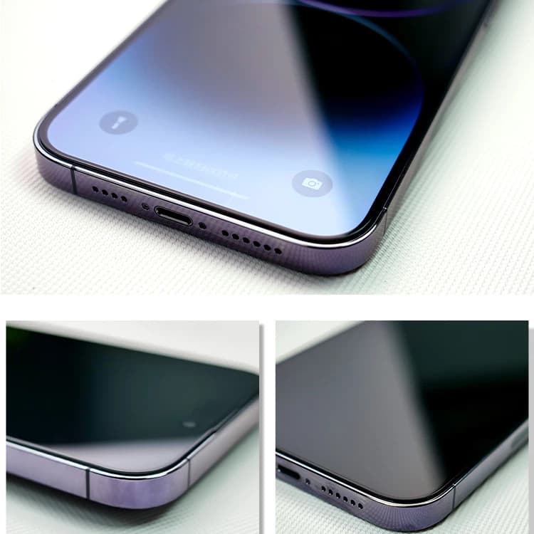 适用iphone15promax钢化膜17Promax全玻璃18Promax电镀防指纹16Pro无尘仓手机13猩猩新款14苹果神器秒贴高清 - 缩略图2