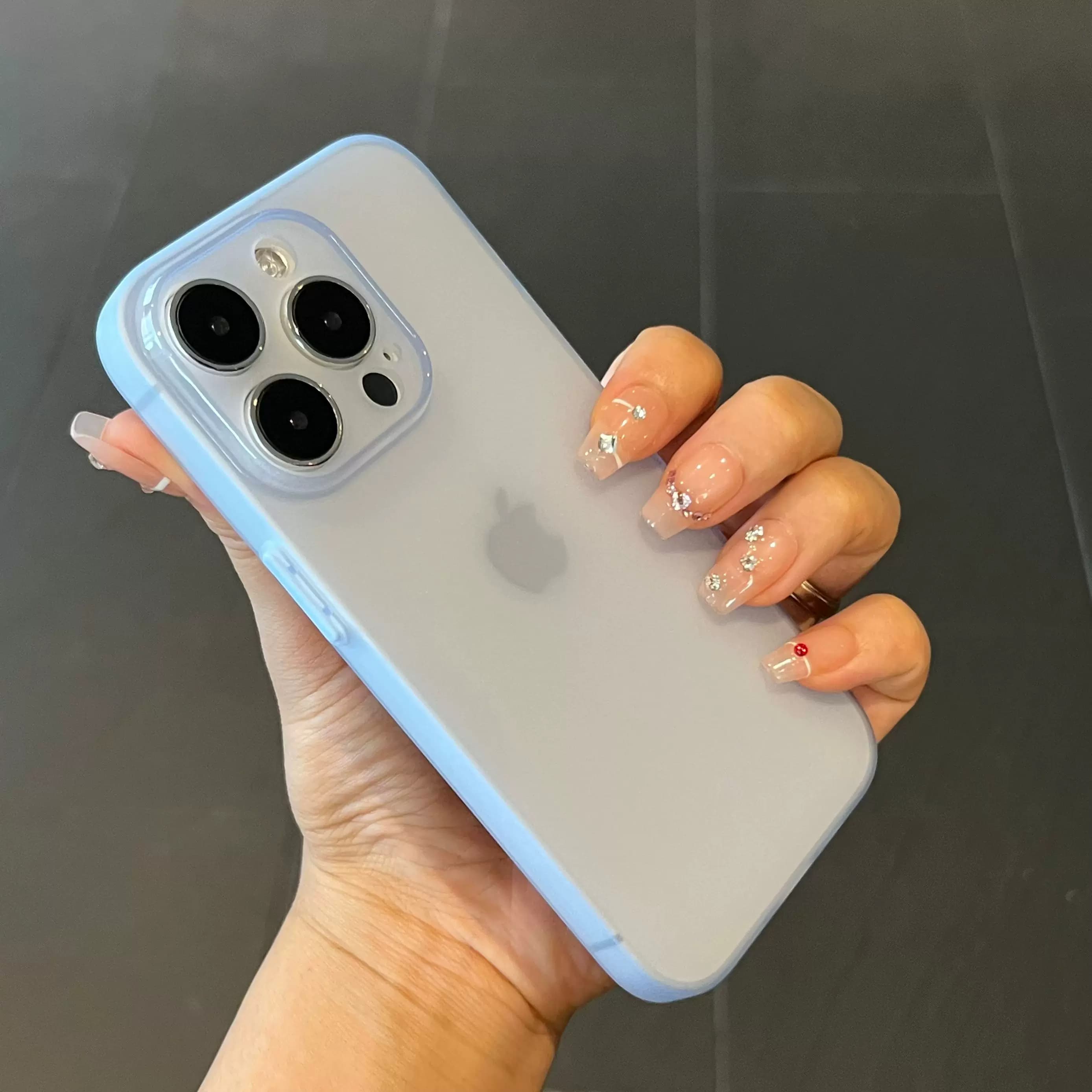 【不发黄】超薄磨砂软壳适用iphone15手机壳苹果14pro轻薄简约17pro保护壳13全包按键12防摔16plus男女XR新款 - 缩略图2