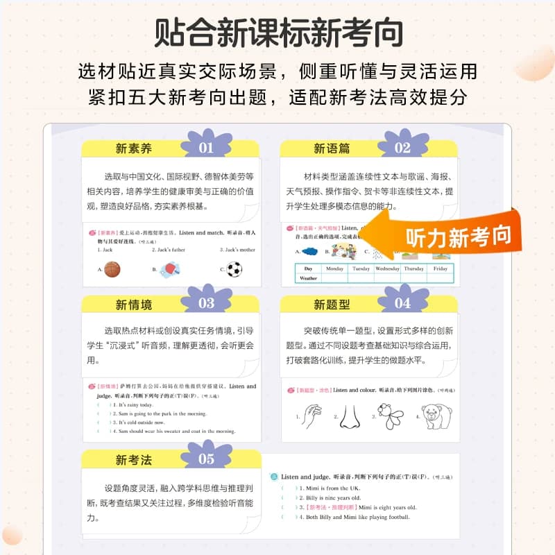 2027星火英语小学英语听力天天练专项训练一二三四五六年级小升初英语阅读理解强化训练单词语法作文人教版译林听力能手练习题册 - 缩略图4