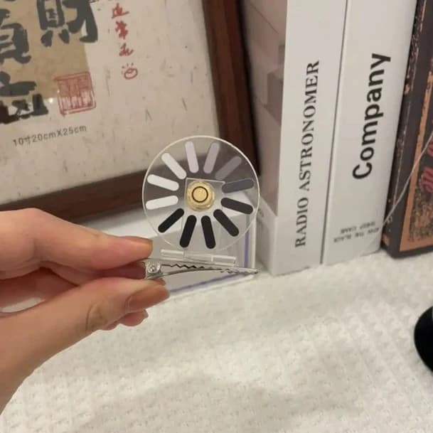 宕机发夹大脑加载中发饰搞怪创意可转圈送朋友摆件饰品 - 缩略图3