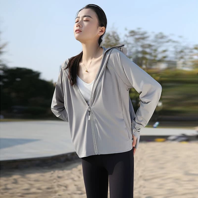 防晒衣女款夏季薄防紫外线透气upf50+大帽檐遮脸一体2026新防晒服 - 缩略图3
