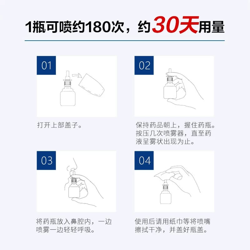 sato佐藤鼻炎喷雾SATO鼻炎喷雾喷雾剂日本进口NAZAL喷剂专用6件 - 缩略图3