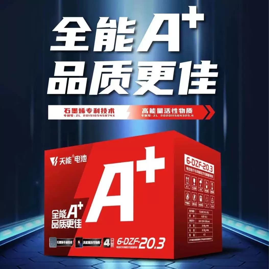 天能电池石墨烯真黑金铅酸爱玛雅迪电瓶以旧换新48V12a20a32a60 - 缩略图4