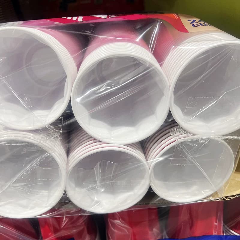 Costco开市客choix一次性冷热塑料杯小红杯聚会美剧游戏派对473ml - 缩略图3