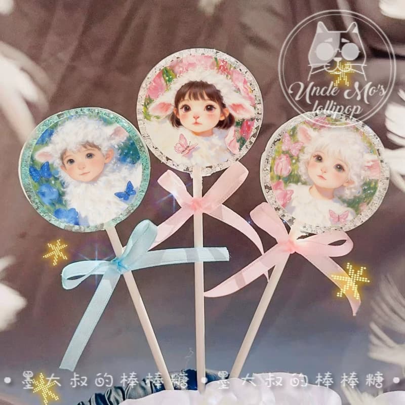 可爱羊宝宝棒棒糖备孕试管年会棒棒糖礼物可定制创意网红儿童糖果 - 缩略图4