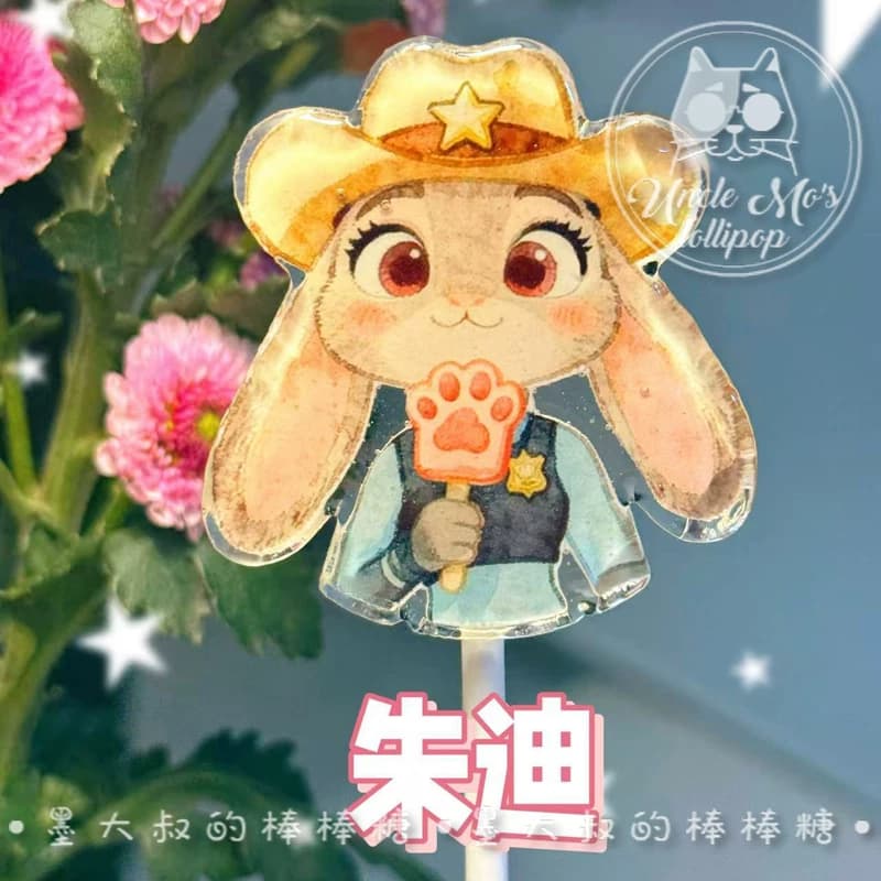 立体朱迪尼克疯狂动物城2周边可爱棒棒糖礼物可定制创意网红糖果 - 缩略图5