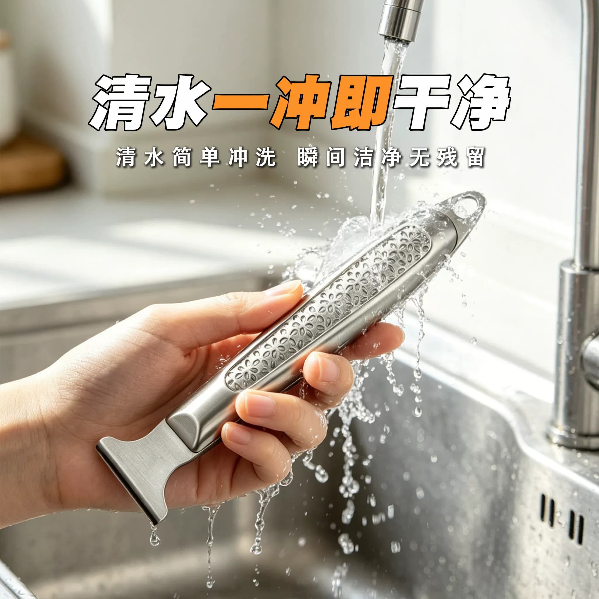 除冰铲专用冰柜除霜铲去冰铲子加厚平底冰铲全钢铲子清洁冰箱 - 缩略图5