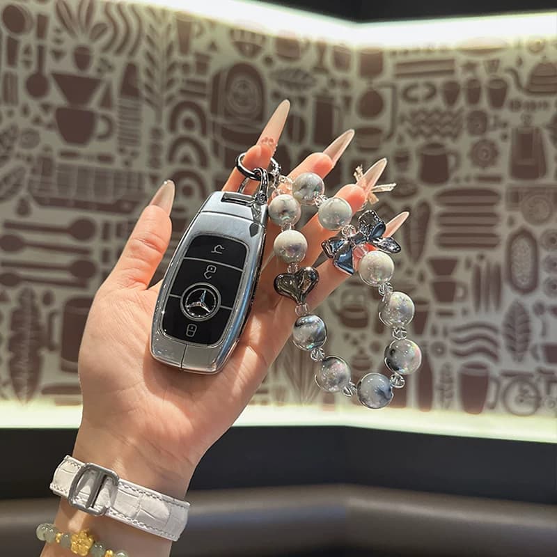 适用奔驰钥匙套新e级c级e300包c260l壳a200l汽车glb/glc/gle350 - 缩略图4