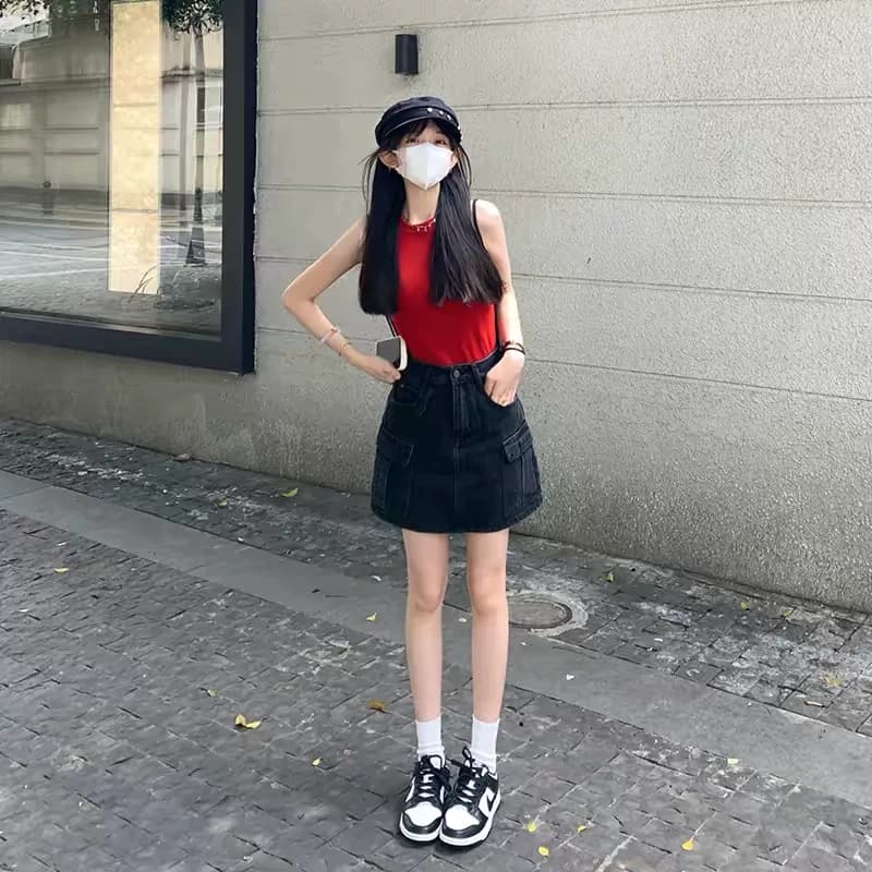 断码清仓/特惠福利短裤短裙合集宽松显瘦牛仔短裤短裙 - 缩略图5