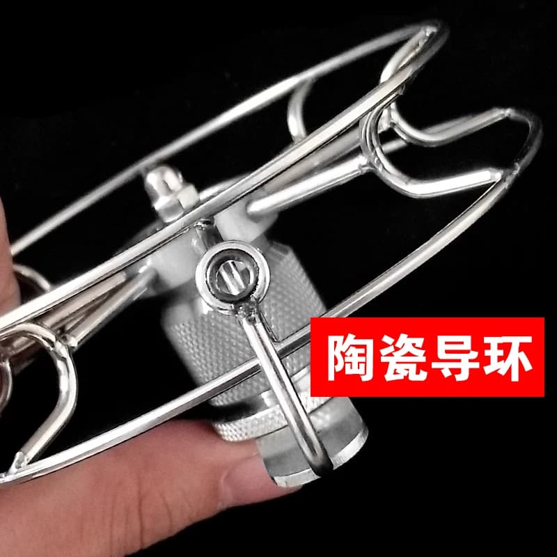 淡水手拨轮不锈钢谷麦八卦轮矶钓前打轮带泄力全金属双摇把锚鱼轮 - 缩略图4