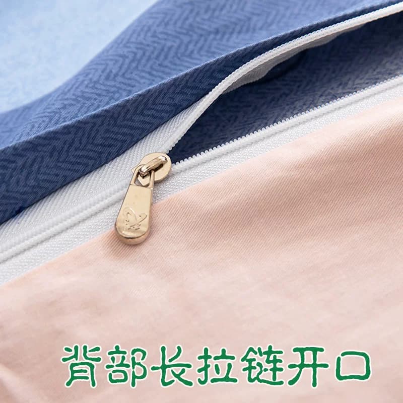100%纯棉长枕套1.2米 全棉双人枕套1.5长款情侣枕头套枕芯套1.8m - 缩略图3