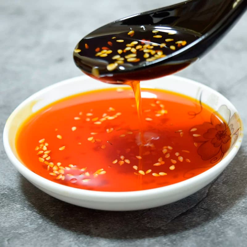 开洪牌麻辣油辣椒油红油小瓶装秘制花椒油四川特产香辣凉拌菜料油 - 缩略图3