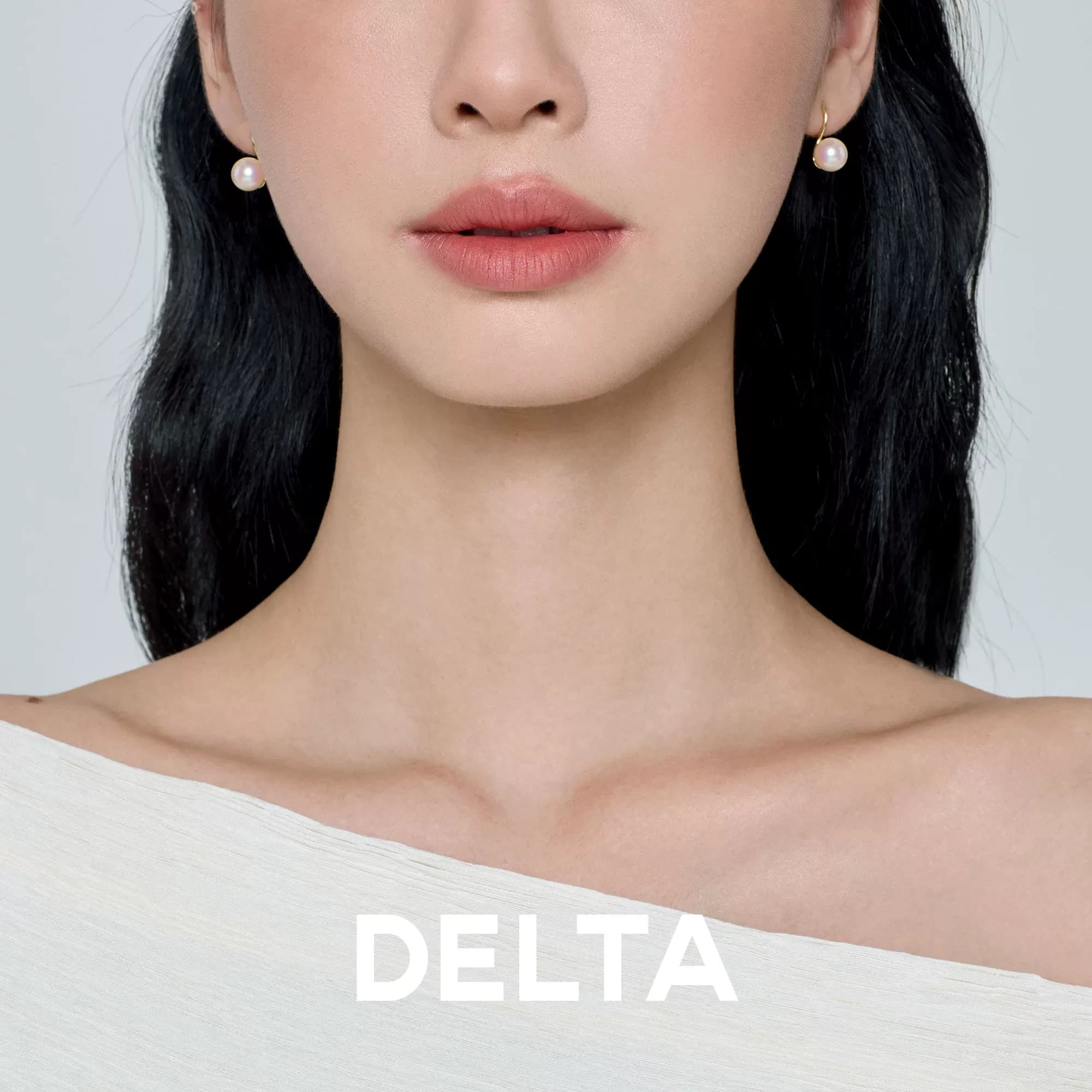 DELTA高跟鞋澳白大珍珠耳环s925银耳饰女简约轻奢无耳洞耳夹耳饰 - 缩略图4