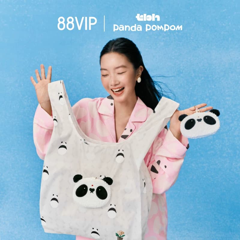 【已售罄】88VIP×tbh野兽派家居熊猫噗噗包挂环保袋 - 缩略图2