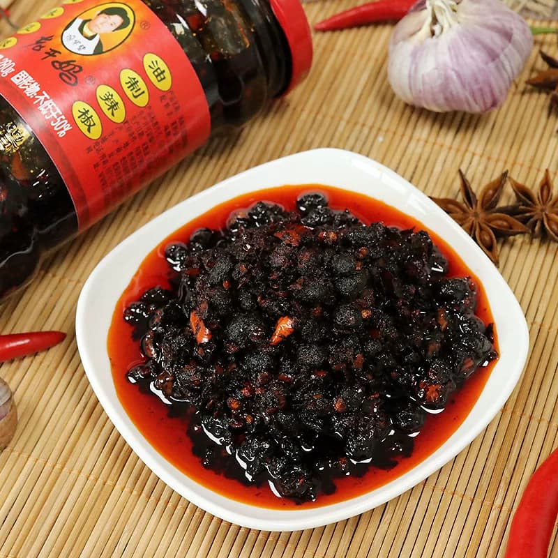芭芭农场兑换老干妈风味豆豉280g拌饭拌面酱辣酱味增辣椒酱酱料 - 缩略图3