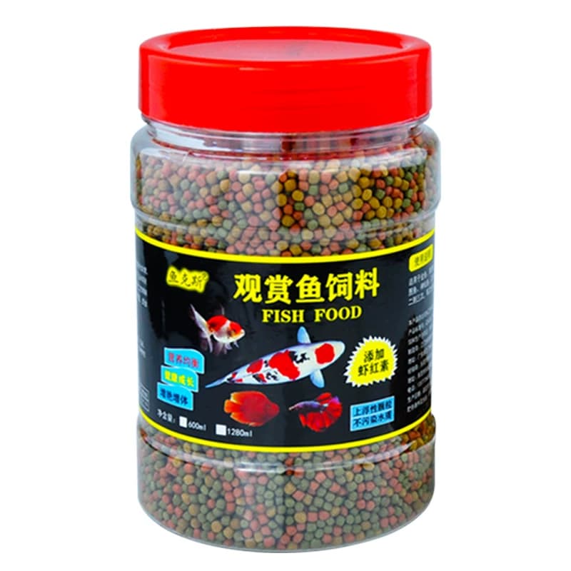 鱼食金鱼锦鲤专用鱼饲料观赏鱼增肥增色家用小颗粒上浮不浑水鱼粮 - 缩略图5