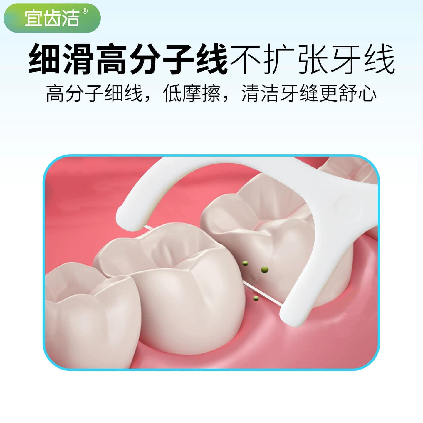 宜齿洁 超细牙线家庭装牙线棒随身便携剔牙签线家用剔牙线450支 - 缩略图4