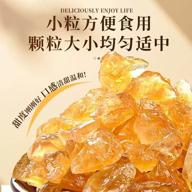 云南黄冰糖批发3斤1袋老冰糖块大颗粒家用泡茶500g甘蔗糖星冠食用 - 缩略图5