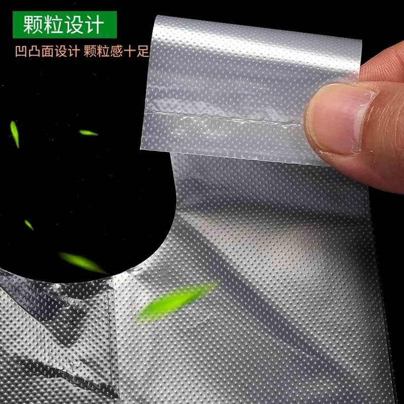 透明食品塑料袋方便袋打包一次性白色背心手提胶袋家用密封特厚 - 缩略图5