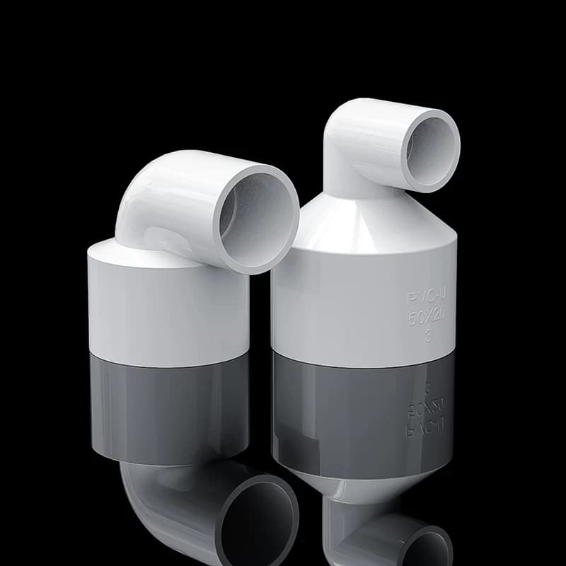 PVC变径弯头UPVC异径90度直角大小接头塑料20转25变32 40 20 63mm - 缩略图4