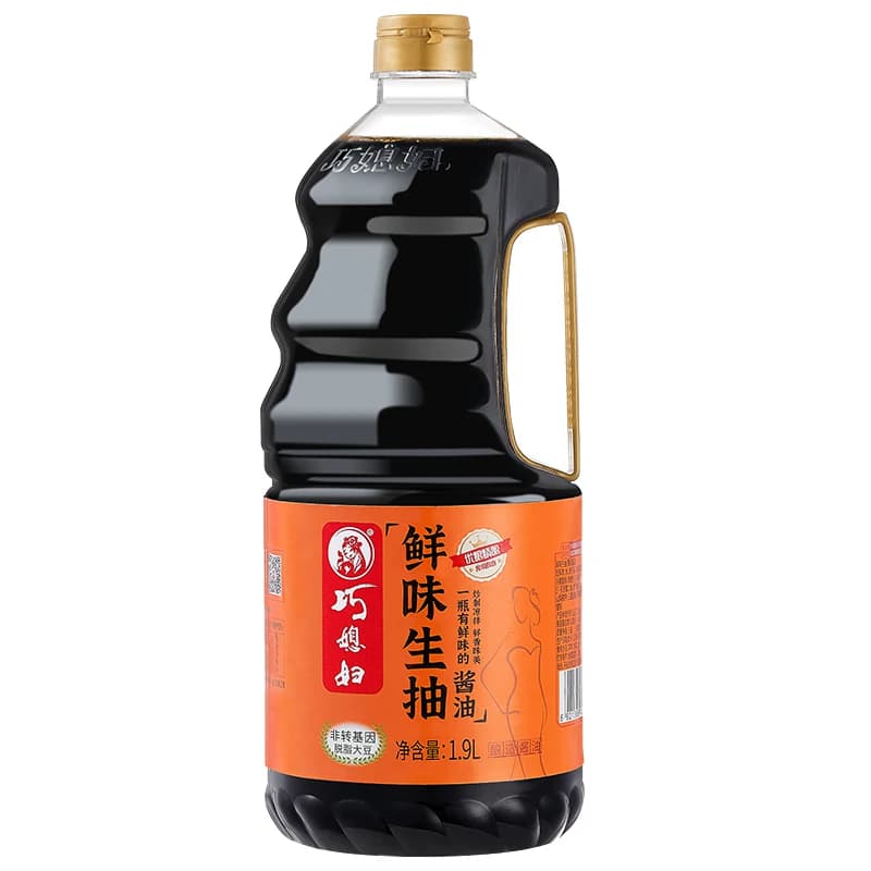 巧媳妇鲜味生抽1.9L大桶家用酿造酱油炒菜凉拌卤炖调味提鲜厨房 - 缩略图5