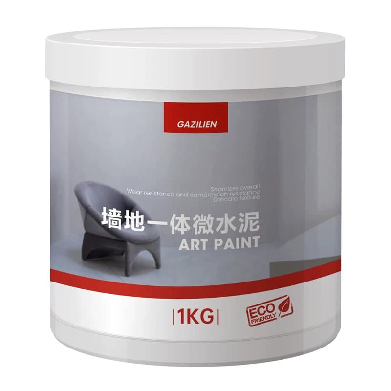 微水泥墙地一体涂料墙面漆清水混凝土漆风肌理漆自流平地面瓷砖 - 缩略图5