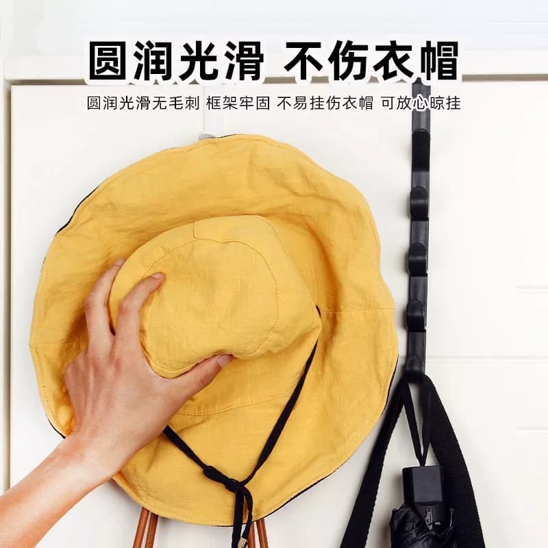 【1个】免打孔衣柜门后挂衣钩 - 缩略图2
