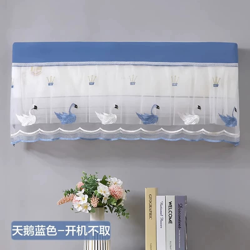 空调防尘罩挂机空调罩挂式通用壁挂式全包套防尘挡风防直吹内机 - 缩略图4