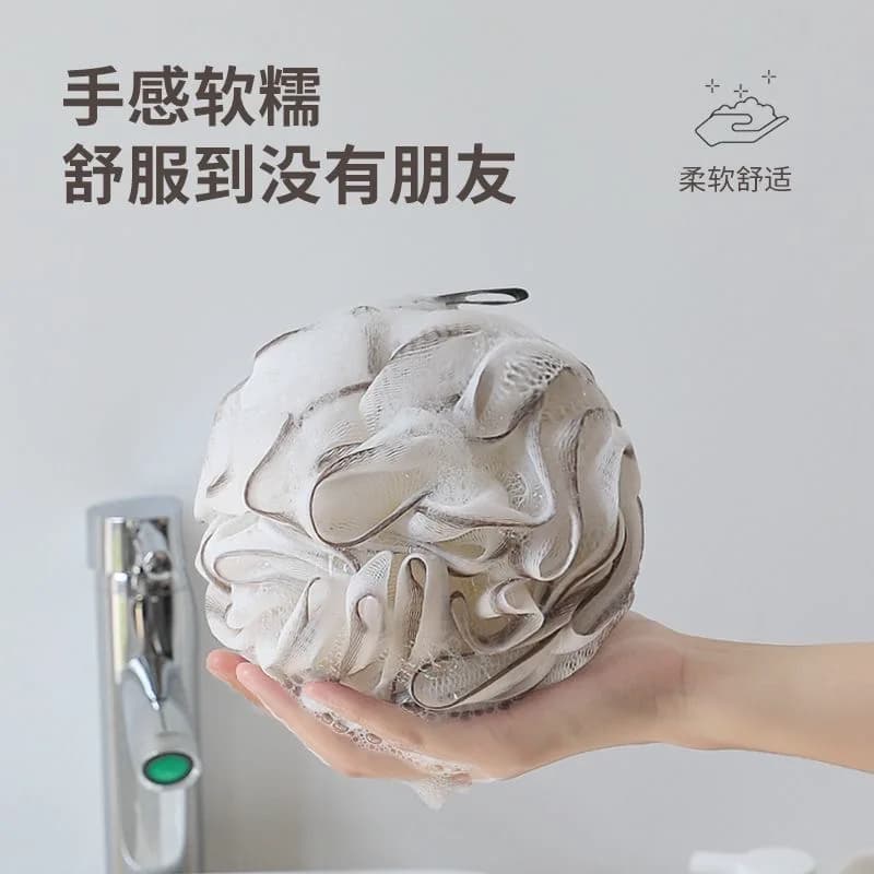 蕾丝沐浴球浴花洗澡球超柔软女大号可爱高档搓澡两用洗浴用品起泡 - 缩略图4
